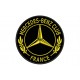 Parche Bordado MERCEDES-BENZ CLUB (Bordado ORO / Fondo NEGRO)