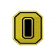 NUMBER ZERO "0" Embroidered Patch