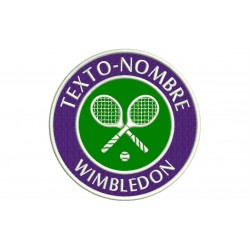 WIMBLEDON Custom Embroidered Patch