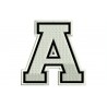 LETTER A Embroidered Patch ("COLLEGE" Font)