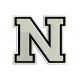 LETTER N Embroidered Patch ("COLLEGE" Font)