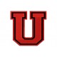 LETTER U Embroidered Patch ("COLLEGE" Font)