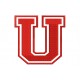 LETTER U Embroidered Patch ("COLLEGE" Font)