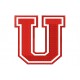LETTER U Embroidered Patch ("COLLEGE" Font)