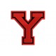 LETTER Y Embroidered Patch ("COLLEGE" Font)
