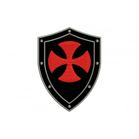 TEMPLAR SHIELD Embroidered Patch