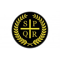 Parche Bordado SPQR (Bordado ORO) 