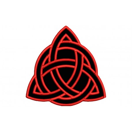 TRIQUETRA (Celtic Symbology) Embroidered Patch