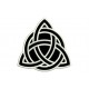 TRIQUETRA (Celtic Symbology) Embroidered Patch
