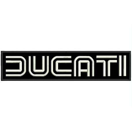 DUCATI DOUBLE LINE Embroidered Patch