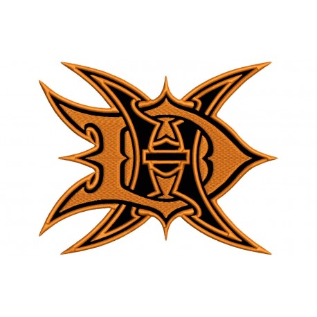 HARLEY-DAVIDSON (Fantasy Letters) Embroidered Patch