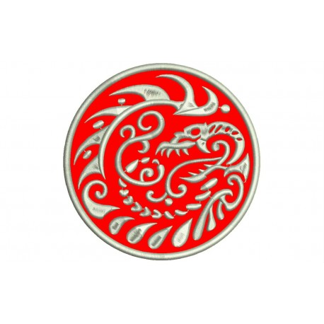 TERRIBLE DRAGON Embroidered Patch