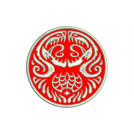 DRAGON FIGHT Embroidered Patch