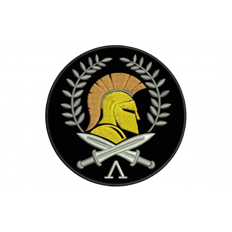 SPARTAN HELMET Embroidered Patch