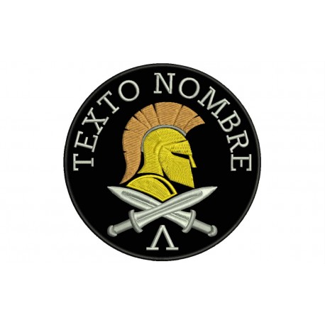 SPARTAN HELMET Custom Embroidered Patch