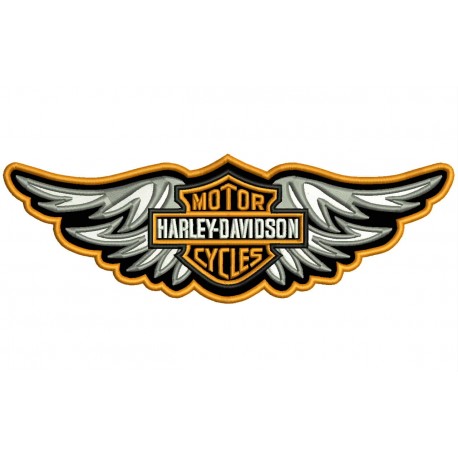 Parche Bordado HARLEY DAVIDSON (Alas)