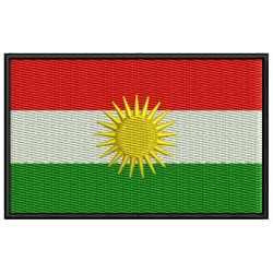 KURDISTAN FLAG Embroidered Patch