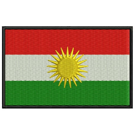 KURDISTAN FLAG Embroidered Patch