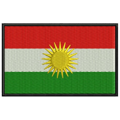 KURDISTAN FLAG Embroidered Patch