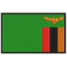 ZAMBIA FLAG Embroidered Patch