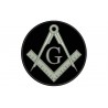 COMPASS AND SQUARE (MASONIC SYMBOLOGY) Embroidered Patch 