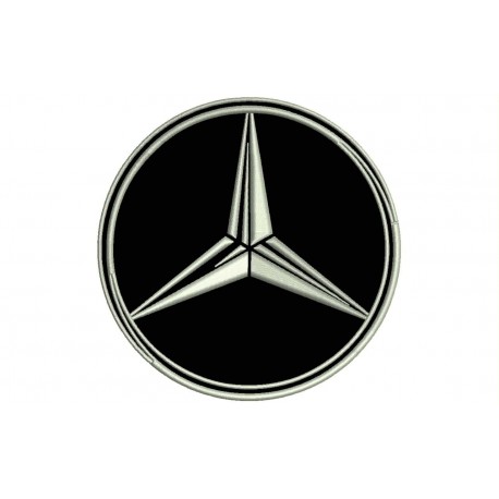 MERCEDES BENZ AUTO embroidered badge Patch 7.5x7.5 cm 