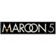 MAROON 5 Embroidered Patch (BLACK Background)