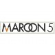MAROON 5 Embroidered Patch (WHITE Background)