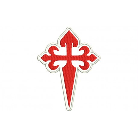CROSS ORDER of SANTIAGO (WHITE Background)