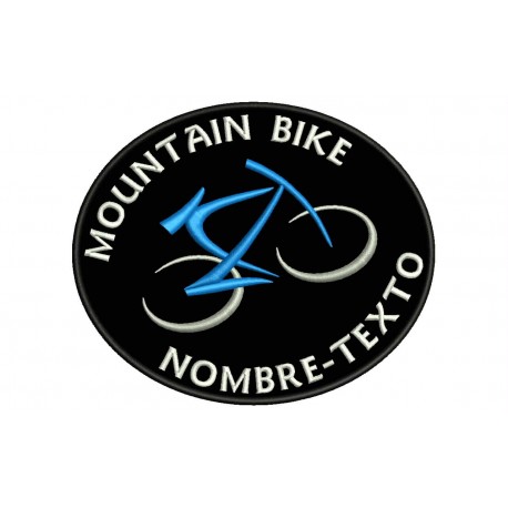 MOUNTAIN BIKE MTB Custom Embroidered Patch