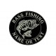 Parche Bordado PESCA BASS FISHING (Bordado PLATA)