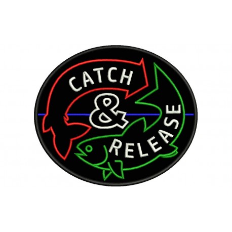 FISHING (Catch & Release) Embroidered Patch