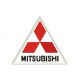 Parche Bordado MITSUBISHI (Fondo BLANCO)