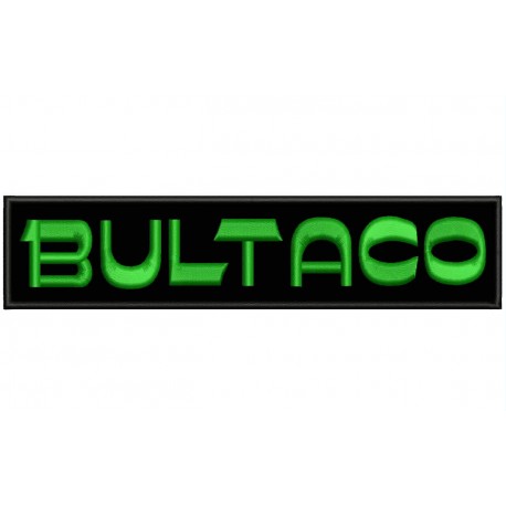 BULTACO (Letters) Embroidered Patch