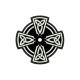 CELTIC CROSS (Circle) Embroidered Patch