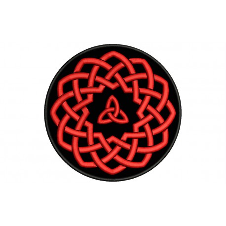 CELTIC KNOT (Circle) Embroidered Patch