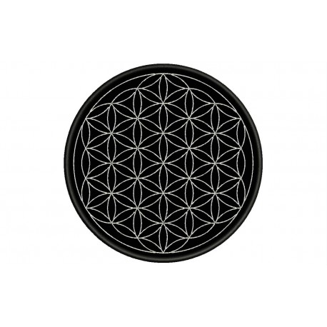 FLOWER of LIFE Embroidered Patch