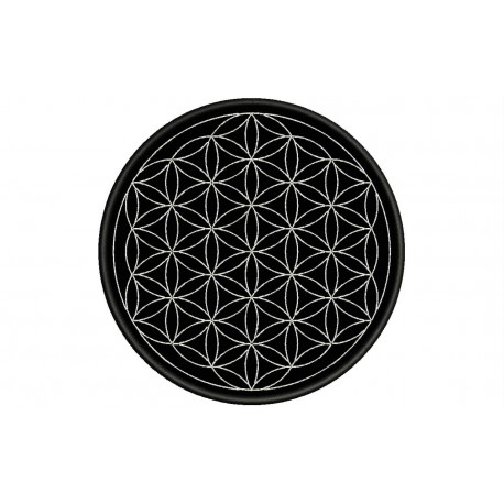 FLOWER of LIFE Embroidered Patch
