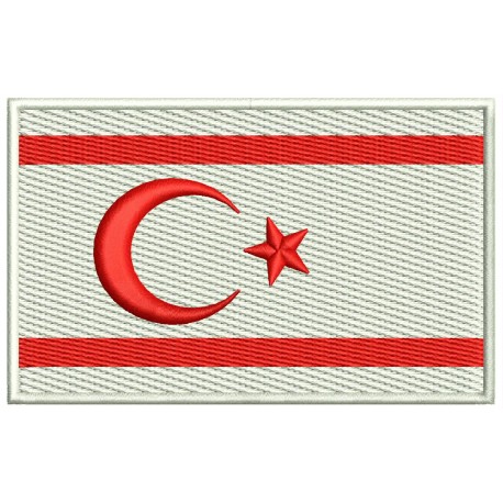NORTHERN CYPRUS FLAG Embroidered Patch