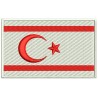 NORTHERN CYPRUS FLAG Embroidered Patch