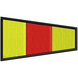 Parche Bordado Bandera ICS ZERO