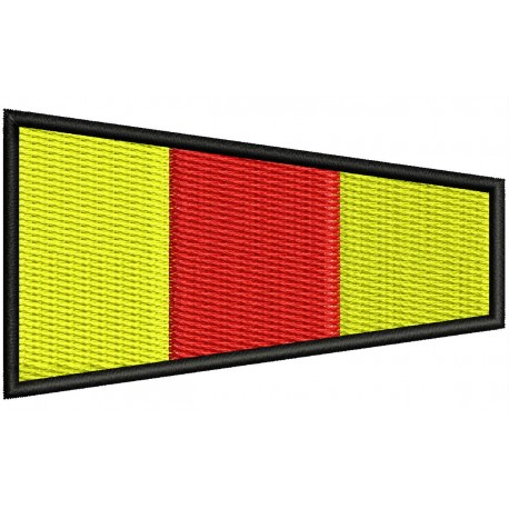 Parche Bordado Bandera ICS ZERO