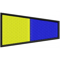 Parche Bordado Bandera ICS FIVE
