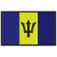 BARBADOS FLAG Embroidered Patch