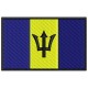 Parche Bordado Bandera BARBADOS