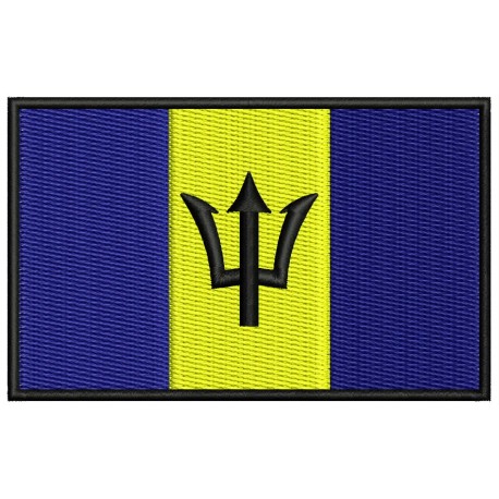 Parche Bordado Bandera BARBADOS