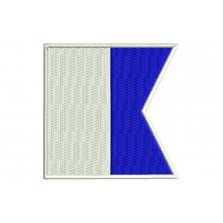 Parche Bordado Bandera "A" ICS Alpha