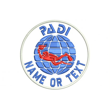 PADI DIVING Custom Embroidered Patch
