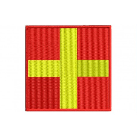 ICS ROMEO FLAG Embroidered Patch