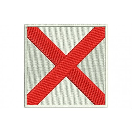 Parche Bordado Bandera "V" ICS Victor